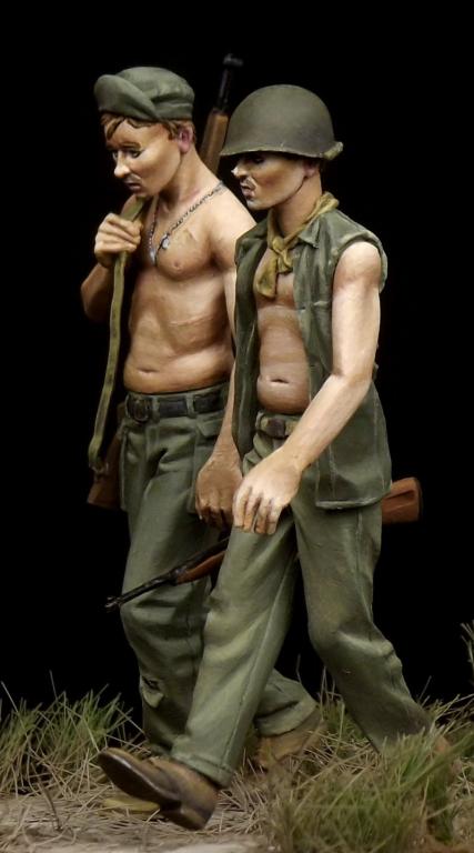 1/35 二战美国陆战队士兵组 - 点击图像关闭