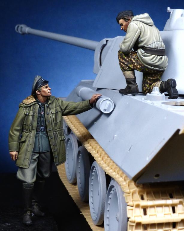 1/35 二战德国坦克指挥官与武装党卫军军官 - 点击图像关闭