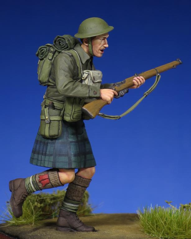 1/35 二战苏格兰黑卫士兵团步兵 - 点击图像关闭