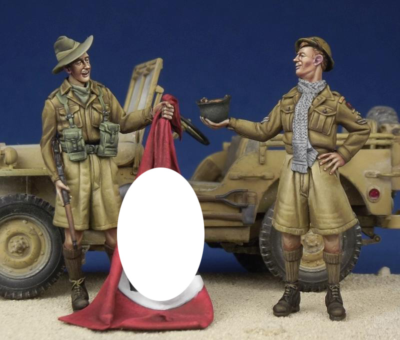 1/35 二战英国士兵与澳大利亚士兵 1/35 二战英国士兵与澳大利亚士兵