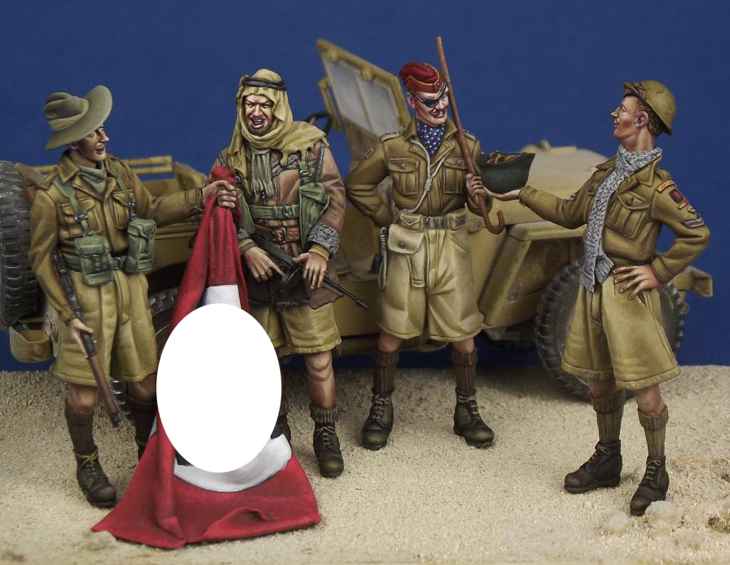 1/35 二战英国与澳大利亚沙漠士兵小队 1/35 二战英国与澳大利亚沙漠士兵小队