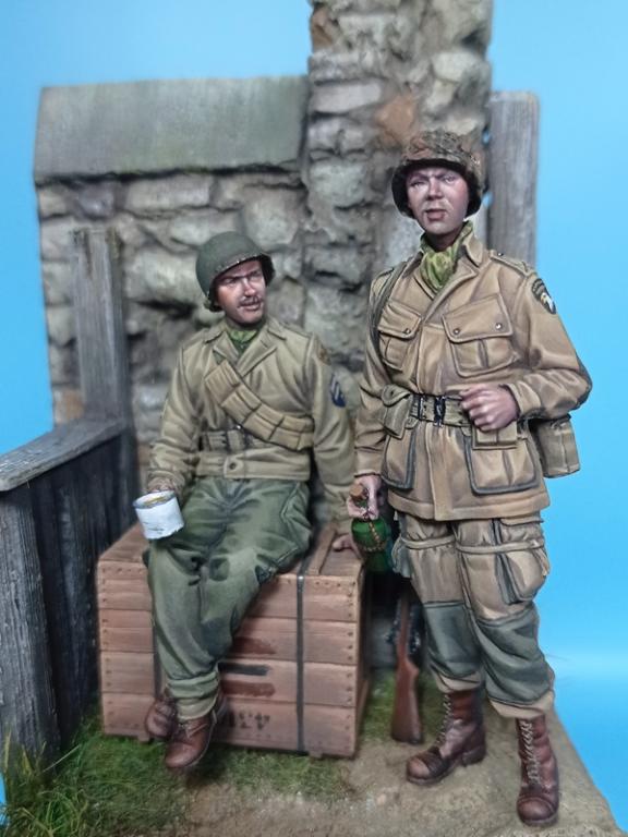 1/35 二战美国伞兵与步兵"诺曼底1944年"