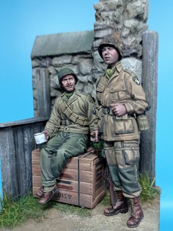 1/35 二战美国伞兵与步兵"诺曼底1944年" - 点击图像关闭