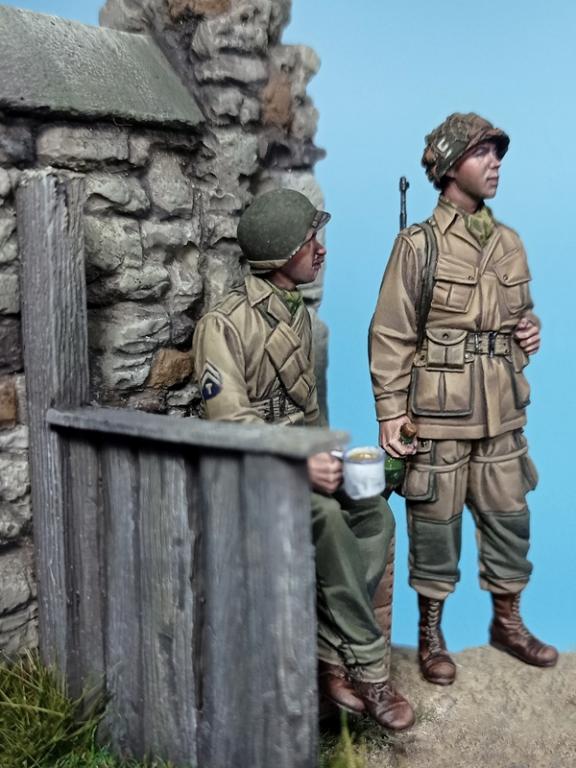 1/35 二战美国伞兵与步兵"诺曼底1944年"