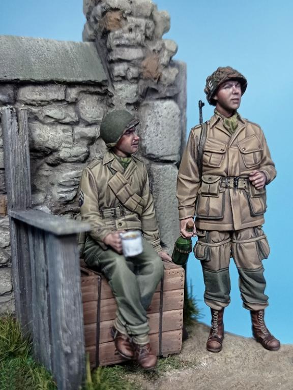 1/35 二战美国伞兵与步兵"诺曼底1944年"
