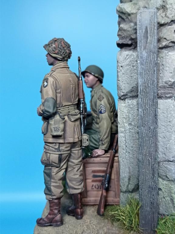 1/35 二战美国伞兵与步兵"诺曼底1944年"