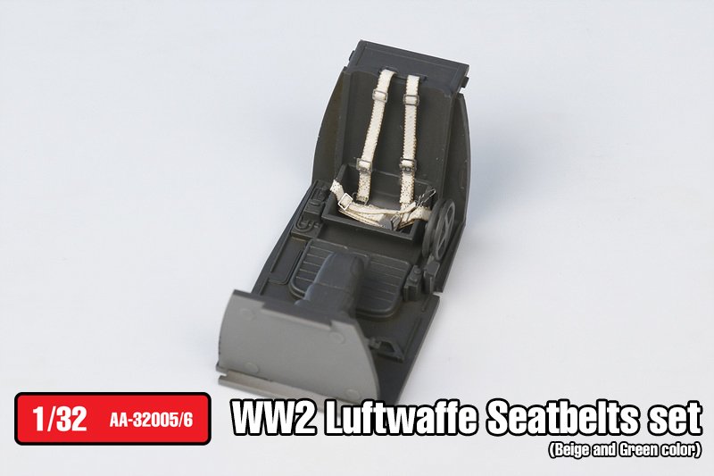 1/32 二战德国空军飞机座椅安全带(米黄色) - 点击图像关闭