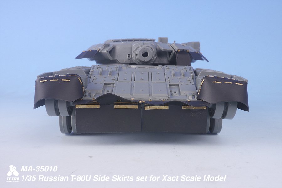 1/35 现代俄罗斯 T-80U 主战坦克侧裙装甲(配Xact) - 点击图像关闭