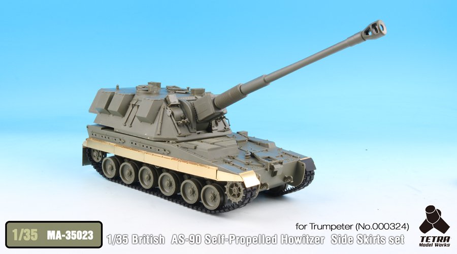 1/35 现代英国 AS-90 自行榴弹炮侧裙装甲(配小号手) - 点击图像关闭