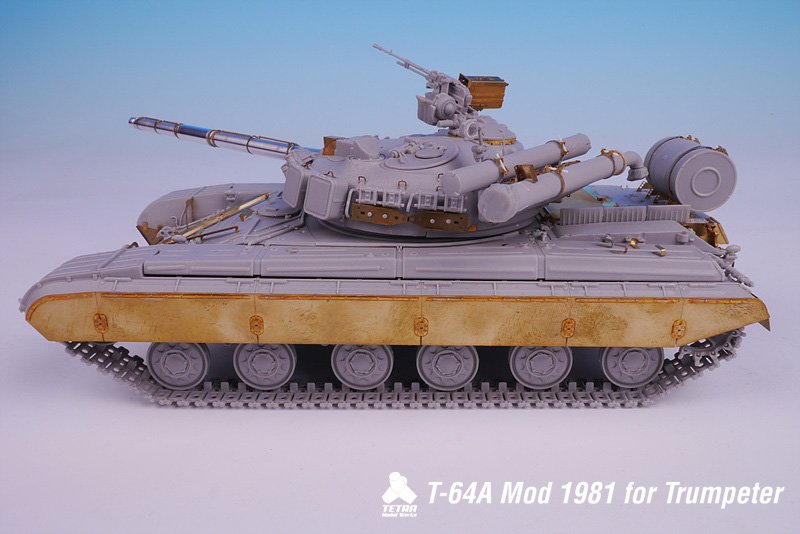 1/35 现代苏联 T-72B 主战坦克1990年型改造蚀刻片(配小号手)