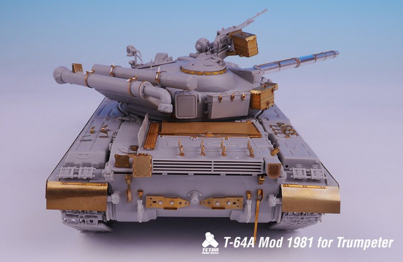1/35 现代苏联 T-72B 主战坦克1990年型改造蚀刻片(配小号手)