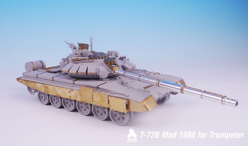 1/35 现代苏联 T-64A 主战坦克1981年型改造蚀刻片(配小号手)