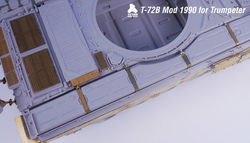 1/35 现代苏联 T-64A 主战坦克1981年型改造蚀刻片(配小号手) - 点击图像关闭