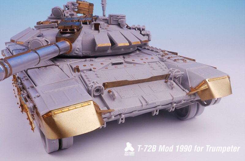 1/35 现代苏联 T-64A 主战坦克1981年型改造蚀刻片(配小号手)