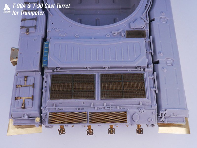 1/35 现代俄罗斯 T-90A/T-90 主战坦克改造蚀刻片(配小号手)