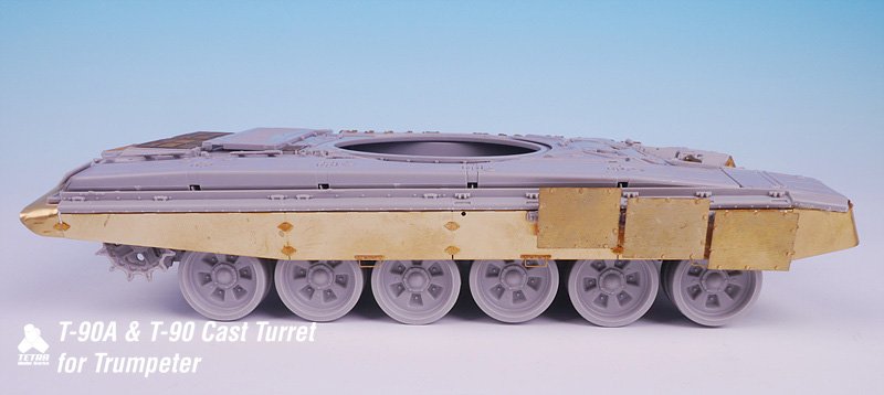 1/35 现代俄罗斯 T-90A/T-90 主战坦克改造蚀刻片(配小号手) - 点击图像关闭