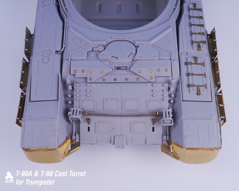 1/35 现代俄罗斯 T-90A/T-90 主战坦克改造蚀刻片(配小号手)