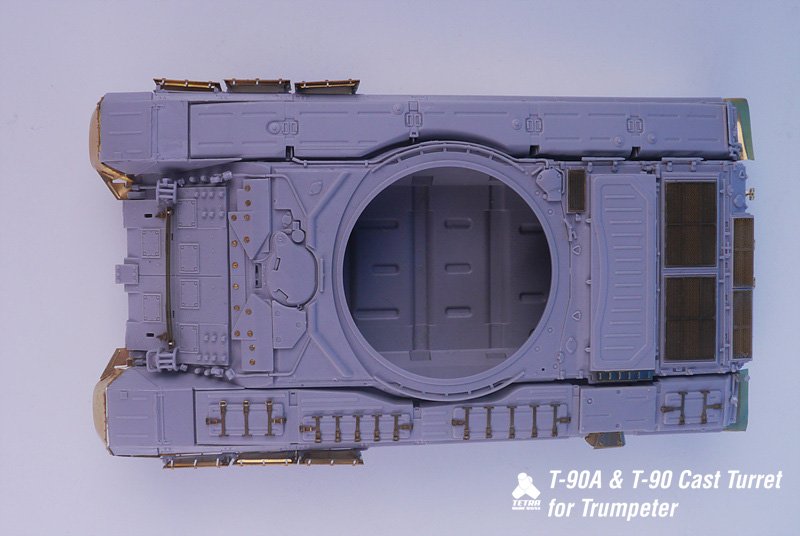 1/35 现代俄罗斯 T-90A/T-90 主战坦克改造蚀刻片(配小号手)