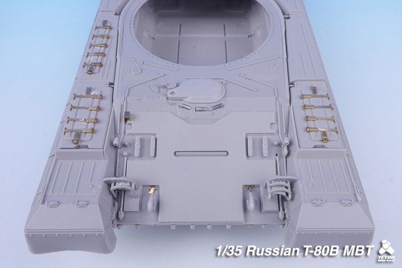 1/35 现代俄罗斯 T-80B 主战坦克改造蚀刻片(配小号手)