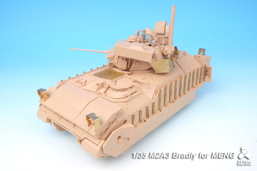 1/35 现代美国 M2A3 布雷德利步兵战车改造蚀刻片(配Meng Model)