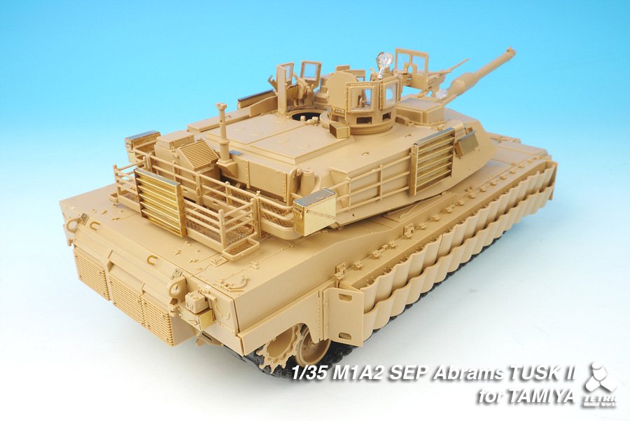 1/35 现代美国 M1A2 SEP TUSK II 艾布拉姆斯主战坦克改造蚀刻片(配田宫)