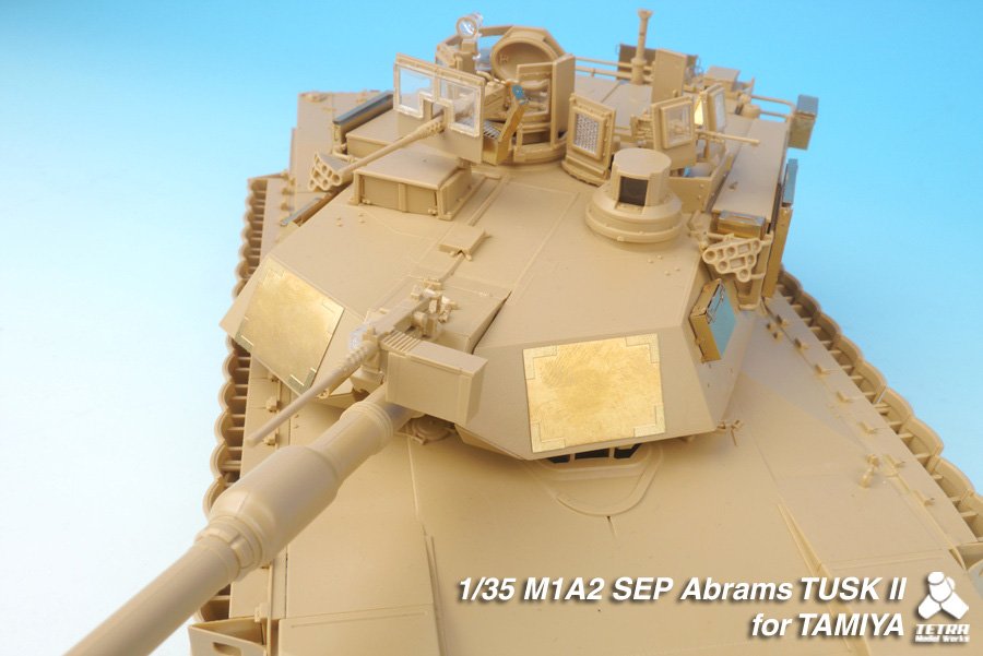 1/35 现代美国 M1A2 SEP TUSK II 艾布拉姆斯主战坦克改造蚀刻片(配田宫)