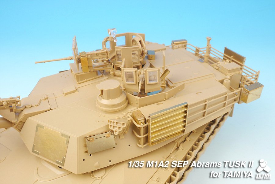 1/35 现代美国 M1A2 SEP TUSK II 艾布拉姆斯主战坦克改造蚀刻片(配田宫)