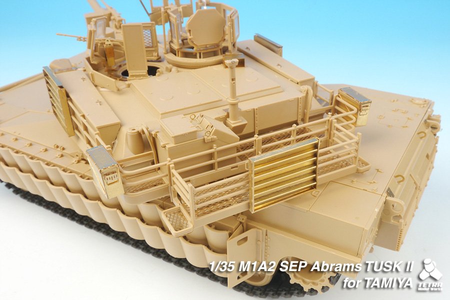 1/35 现代美国 M1A2 SEP TUSK II 艾布拉姆斯主战坦克改造蚀刻片(配田宫) - 点击图像关闭