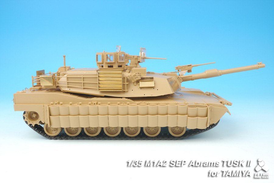 1/35 现代美国 M1A2 SEP TUSK II 艾布拉姆斯主战坦克改造蚀刻片(配田宫)