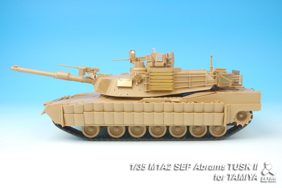 1/35 现代美国 M1A2 SEP TUSK II 艾布拉姆斯主战坦克改造蚀刻片(配田宫)