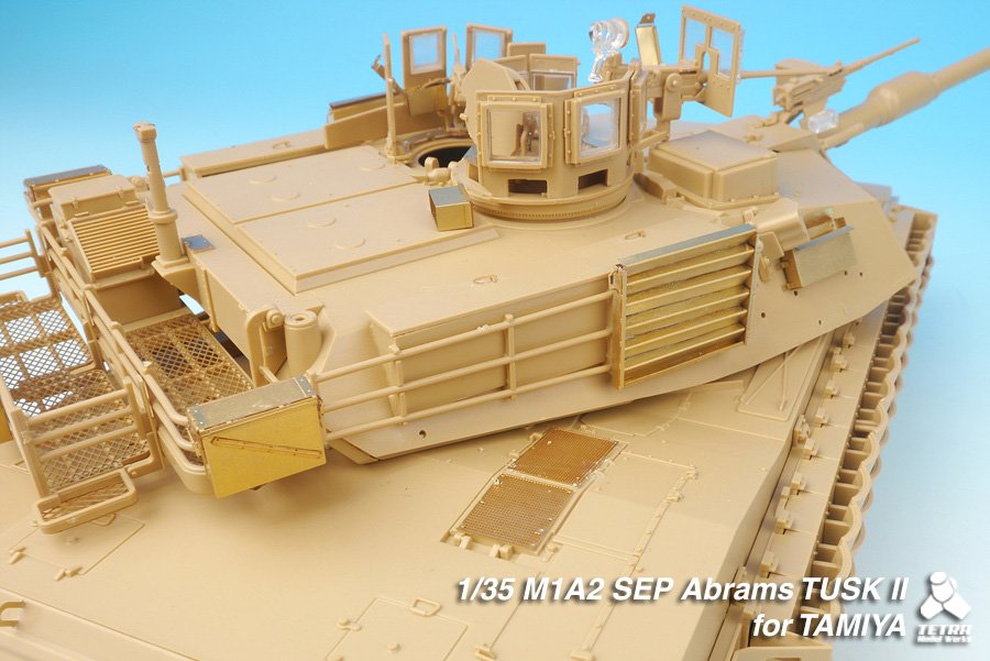 1/35 现代美国 M1A2 SEP TUSK II 艾布拉姆斯主战坦克改造蚀刻片(配田宫) - 点击图像关闭