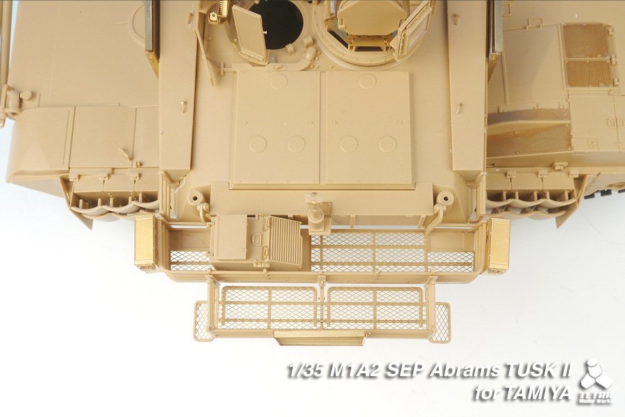 1/35 现代美国 M1A2 SEP TUSK II 艾布拉姆斯主战坦克改造蚀刻片(配田宫)