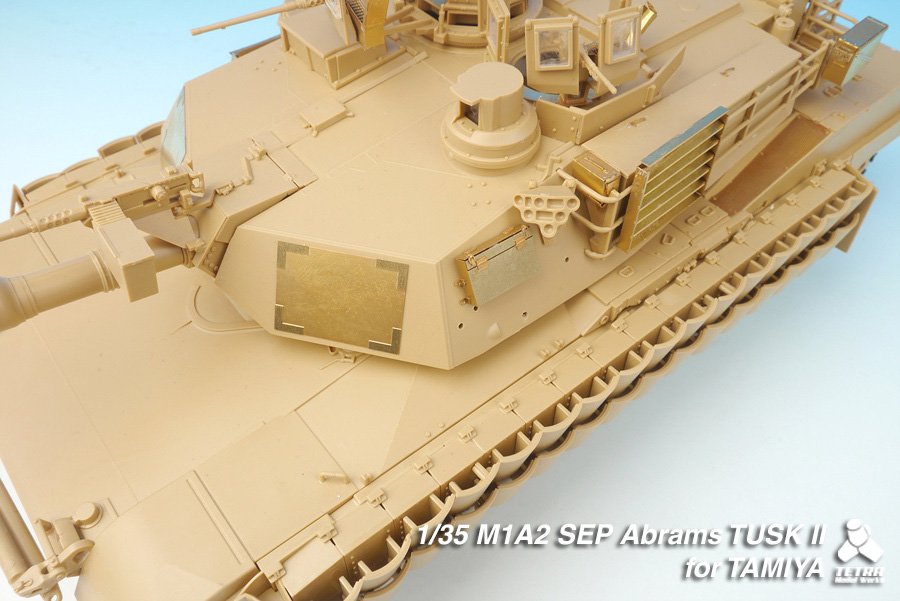 1/35 现代美国 M1A2 SEP TUSK II 艾布拉姆斯主战坦克改造蚀刻片(配田宫) - 点击图像关闭