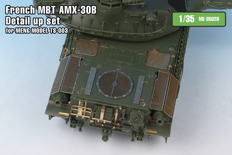 1/35 现代法国 AMX-30B 主战坦克改造蚀刻片(配Meng Model) - 点击图像关闭
