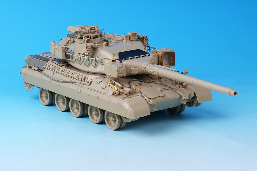 1/35 现代法国 AMX-30B2 主战坦克改造蚀刻片(配Meng Model)