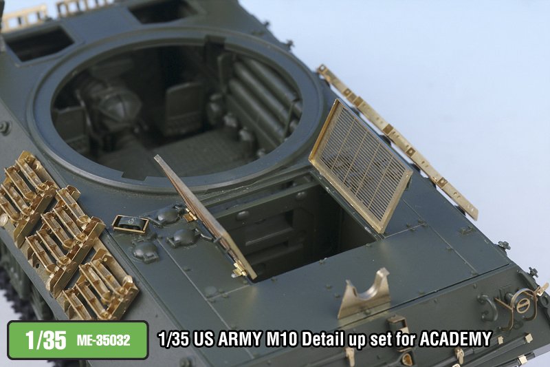 1/35 二战美国 M10 狼獾坦克歼击车改造蚀刻片(配爱德美)