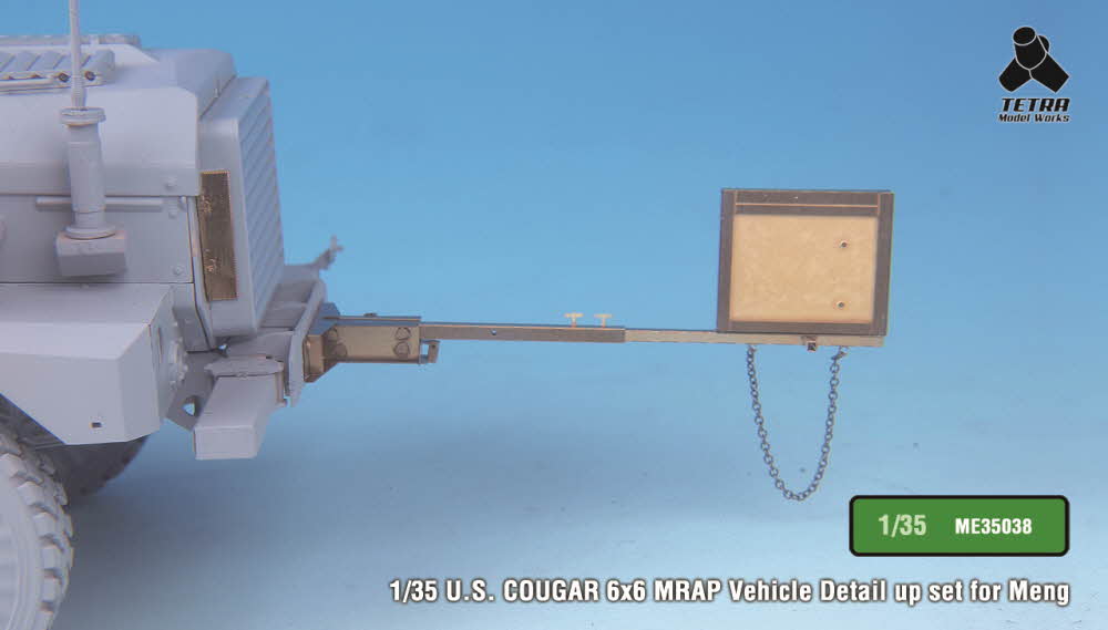 1/35 现代美国美洲狮六轮反地雷防伏击车改造蚀刻片(配Meng Model) - 点击图像关闭