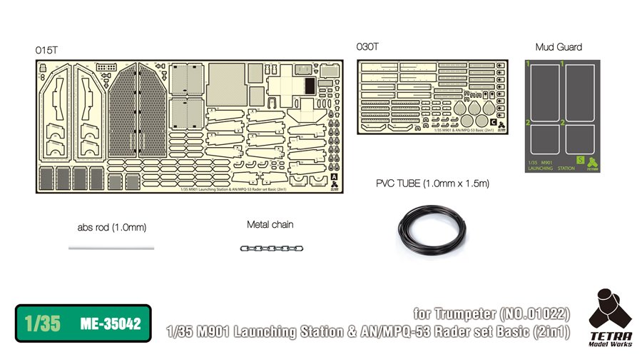 1/35 MIM-104 爱国者中程防空导弹系统细节改造蚀刻片(配小号手) - 点击图像关闭