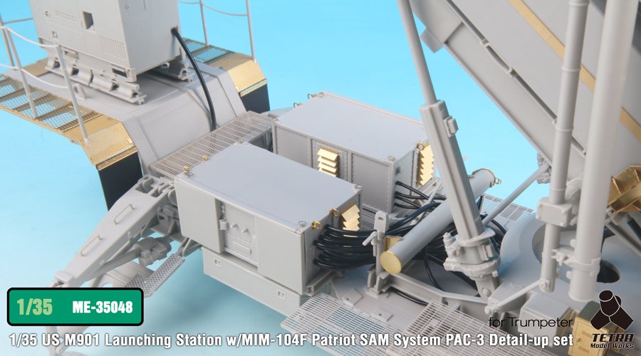 1/35 现代美国 M901 爱国者3型防空导弹系统发射架改造蚀刻片(配小号手) - 点击图像关闭