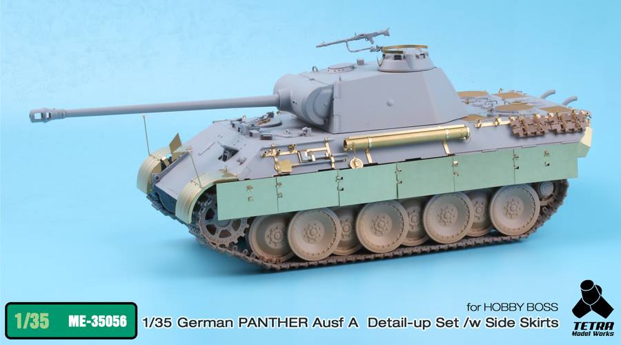 1/35 二战德国豹式中型坦克A型改造蚀刻片(配Hobby Boss) - 点击图像关闭