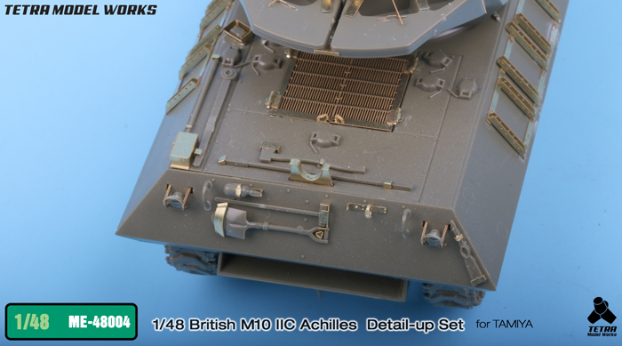 1/48 二战英国 M10 IIC 阿基里斯坦克歼击车改造蚀刻片(配田宫)