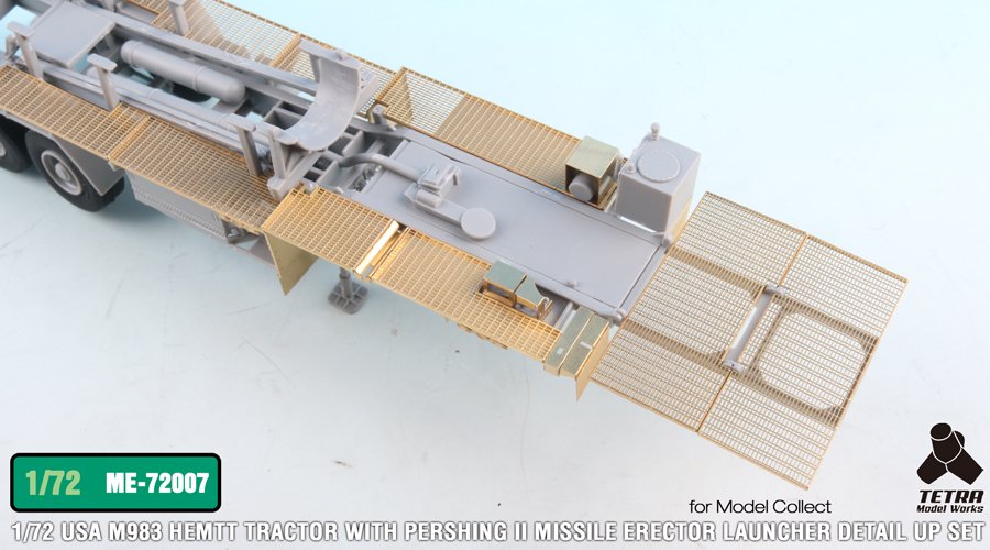 1/72 现代美国 M983 潘兴2战术对地弹道导弹发射车改造蚀刻片(配搜模阁)