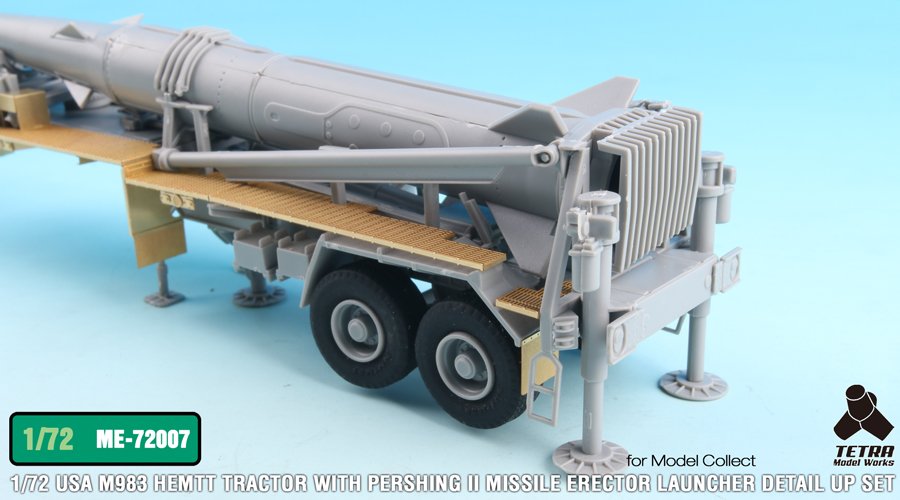 1/72 现代美国 M983 潘兴2战术对地弹道导弹发射车改造蚀刻片(配搜模阁)