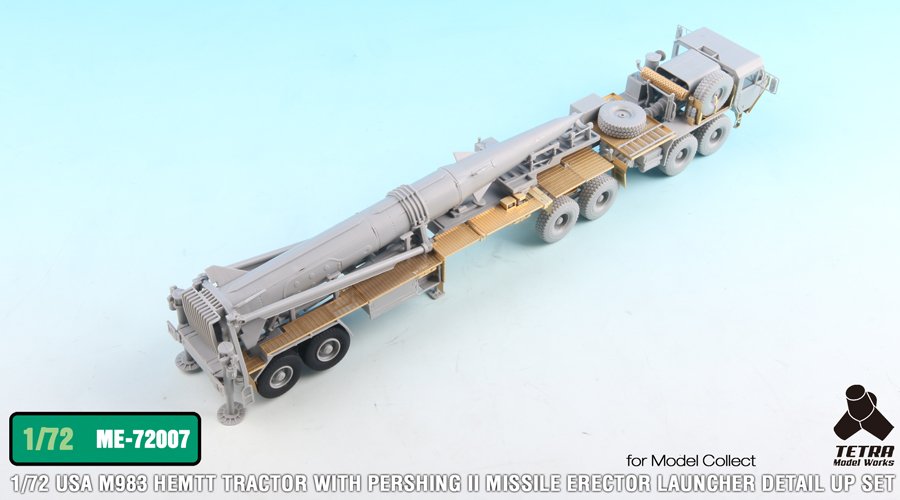 1/72 现代美国 M983 潘兴2战术对地弹道导弹发射车改造蚀刻片(配搜模阁)
