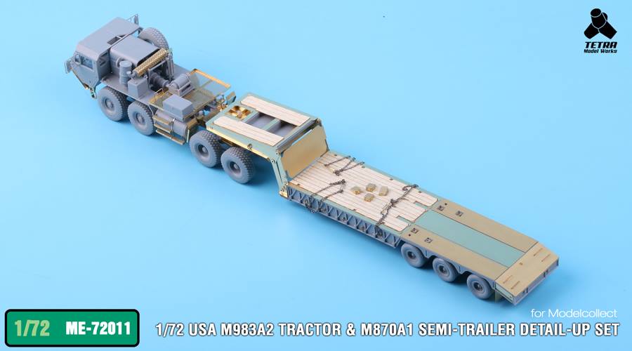 1/72 现代美国 M983A2 & M870A1 坦克运输拖车改造蚀刻片(配搜模阁) - 点击图像关闭