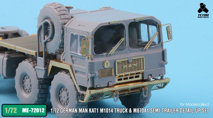1/72 现代德国 MAN KAT1 M1014 & M870A1 坦克运输拖车改造蚀刻片(配搜模阁) - 点击图像关闭