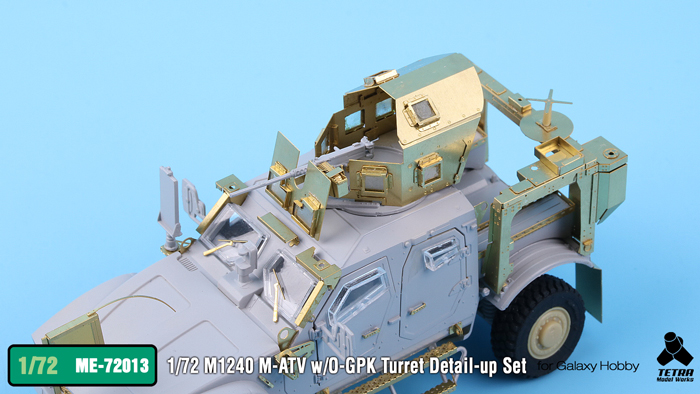 1/72 M1240 M-ATV & O-GPK 防地雷反伏击车改造蚀刻片(配Galaxy Hobby)