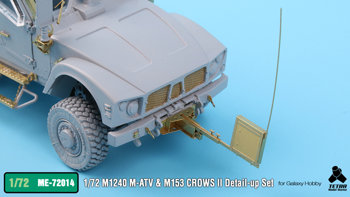 1/72 M1240 M-ATV & M153 防地雷反伏击车改造蚀刻片(配Galaxy Hobby)