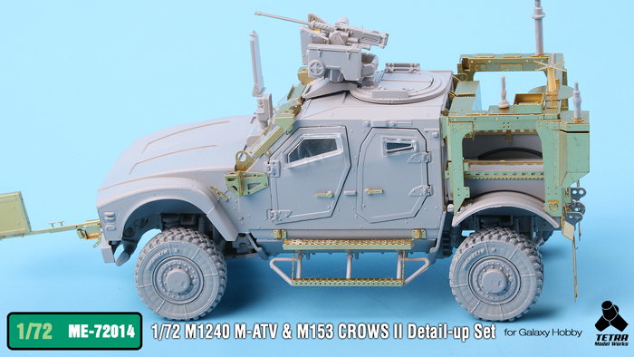 1/72 M1240 M-ATV & M153 防地雷反伏击车改造蚀刻片(配Galaxy Hobby)