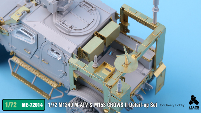 1/72 M1240 M-ATV & M153 防地雷反伏击车改造蚀刻片(配Galaxy Hobby)